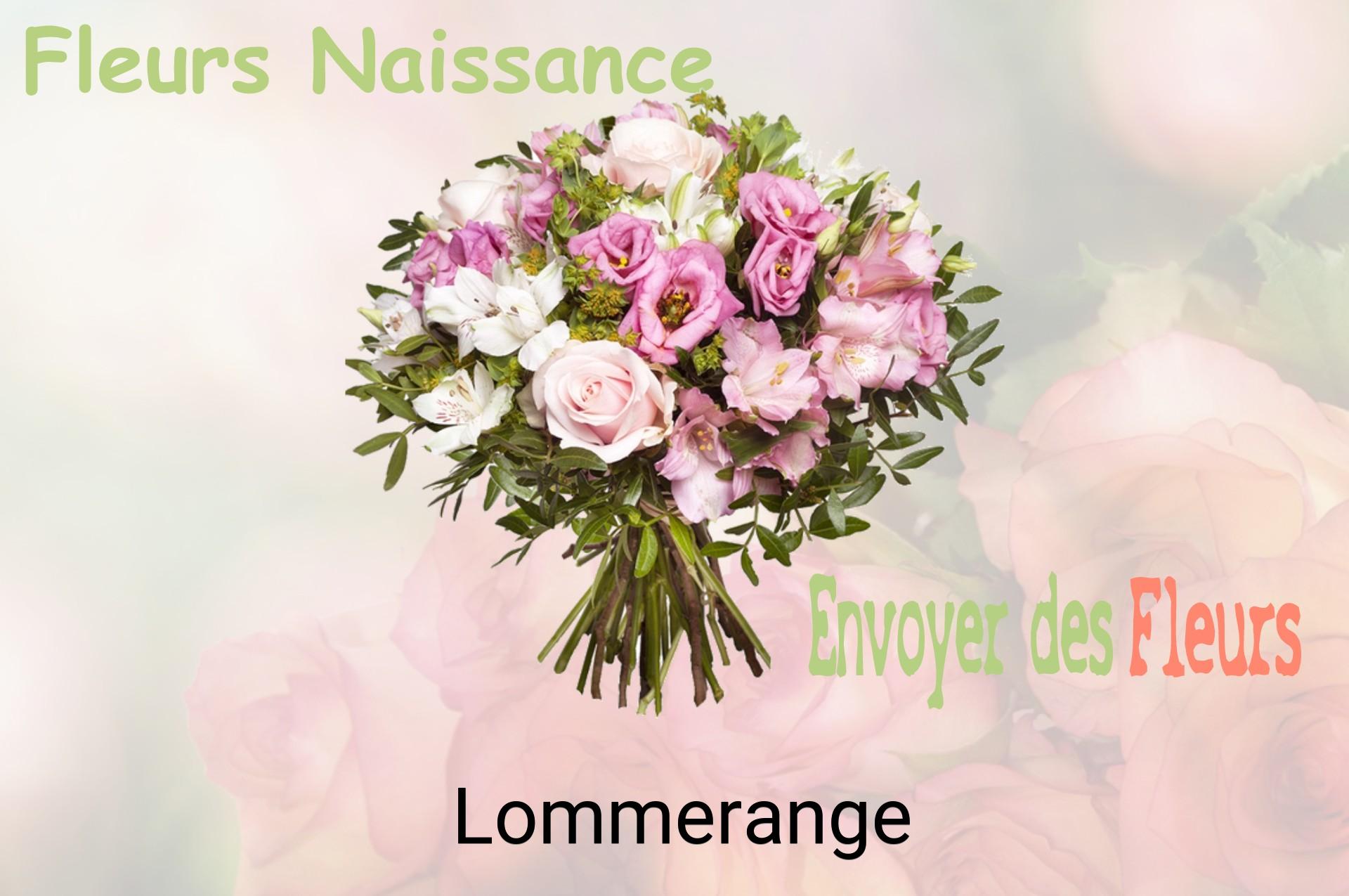 Bouquet de fleurs de naissance livré à Lommerange